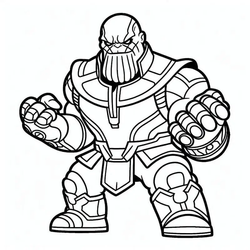Thanos de colorat p33
