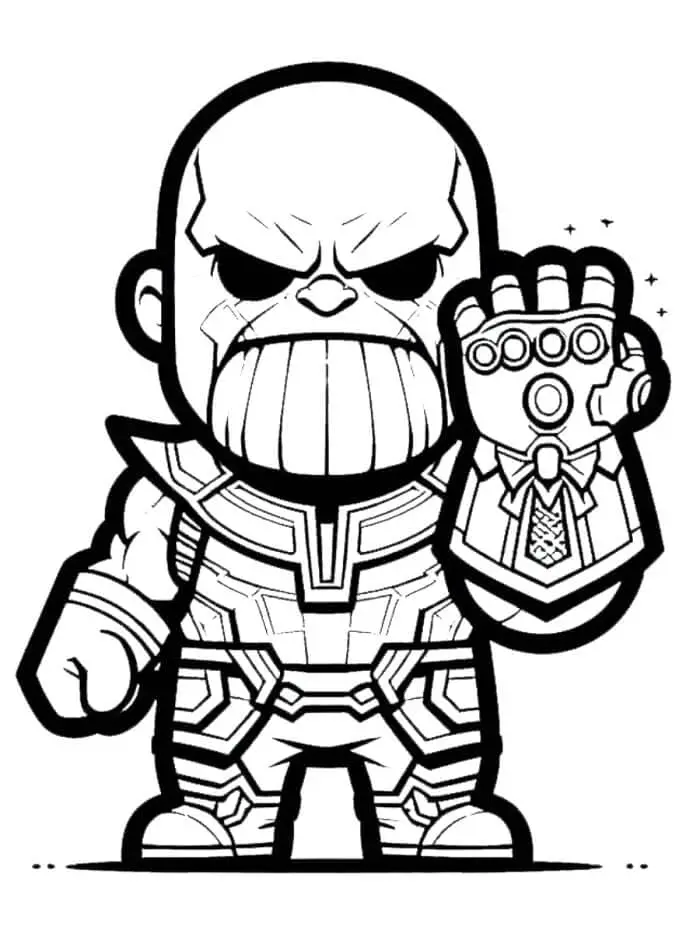 Thanos de colorat p36