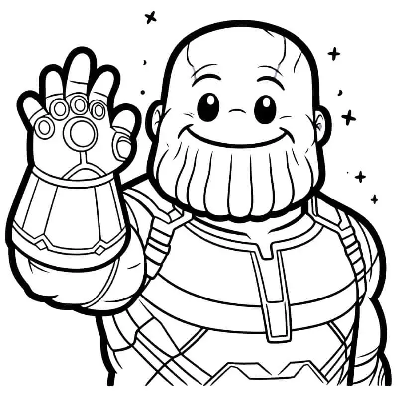 Thanos de colorat p38