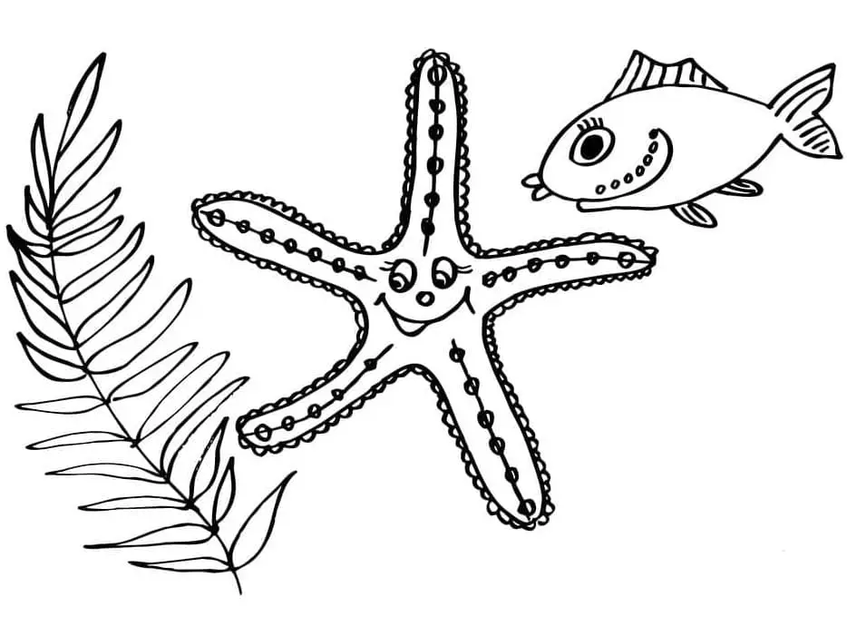 Fise de colorat cu Animale Marine de colorat p10