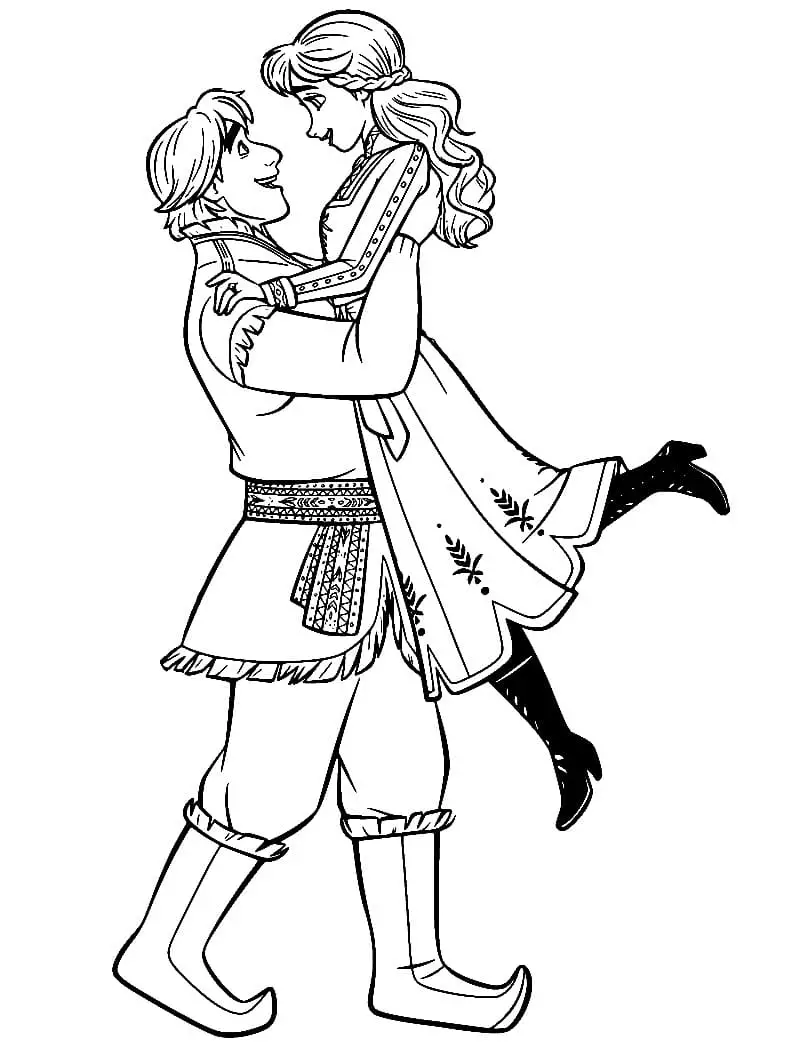 Fise de colorat cu Anna de colorat p12