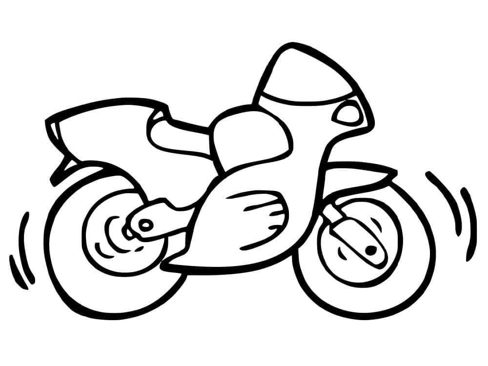 Fise de colorat cu Biciclete de colorat p03