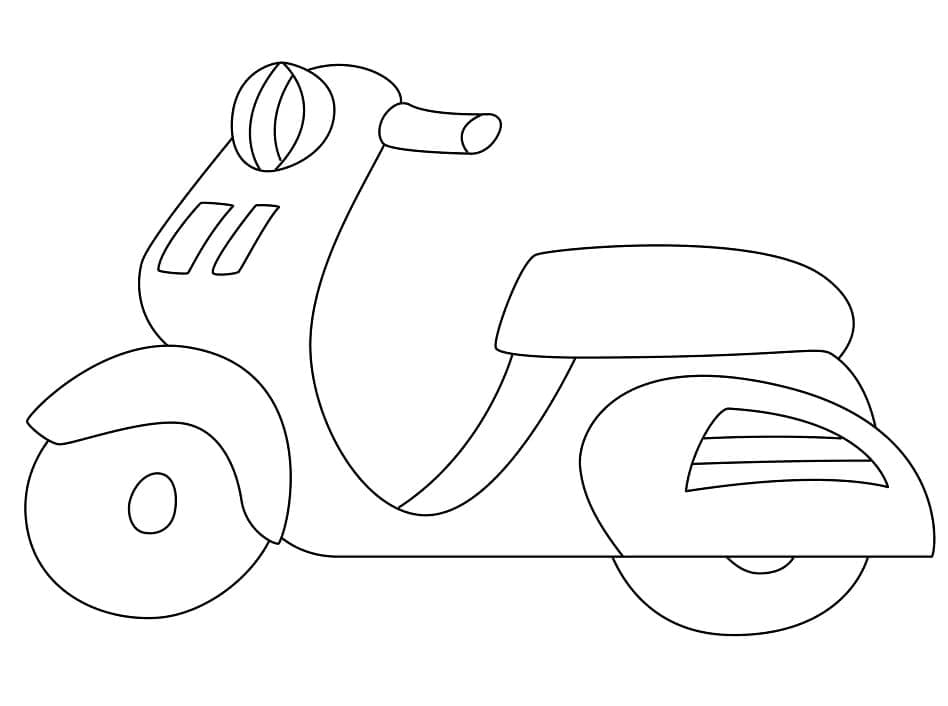 Fise de colorat cu Biciclete de colorat p04