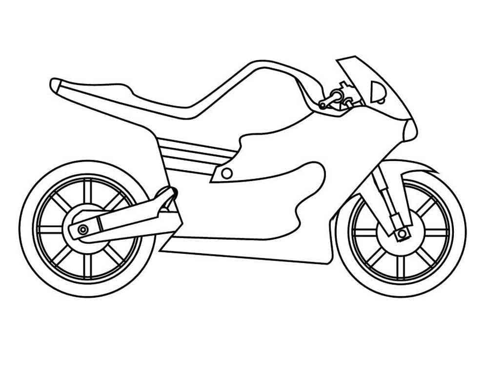 Fise de colorat cu Biciclete de colorat p09