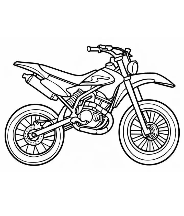 Fise de colorat cu Biciclete de colorat p20