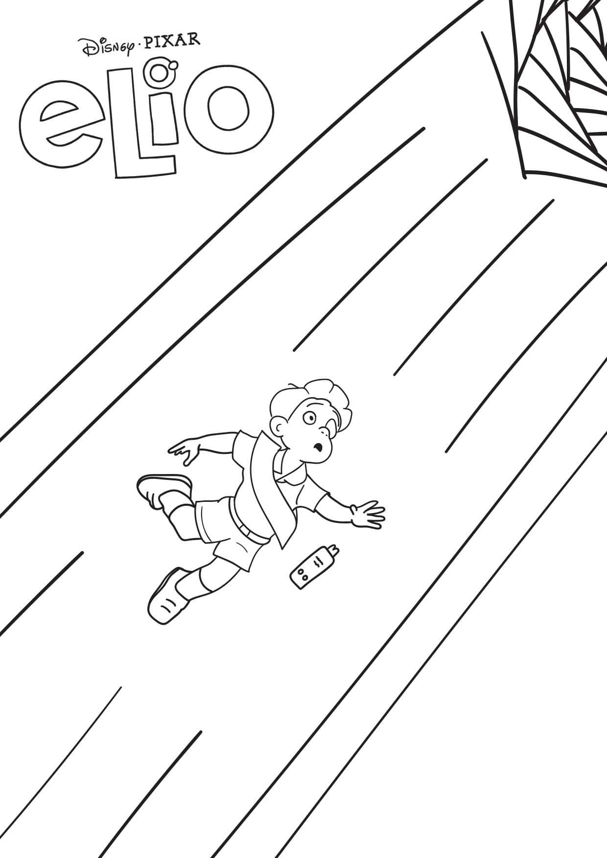 Fise de colorat cu Elio de colorat p23
