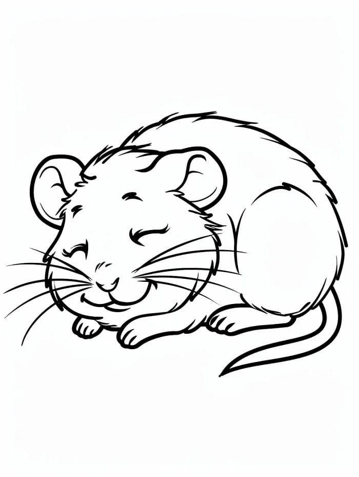 Fise de colorat cu Hamsteri de colorat p18