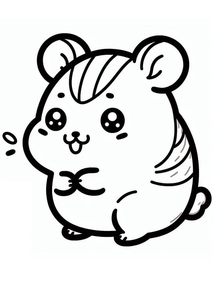 Fise de colorat cu Hamsteri de colorat p29
