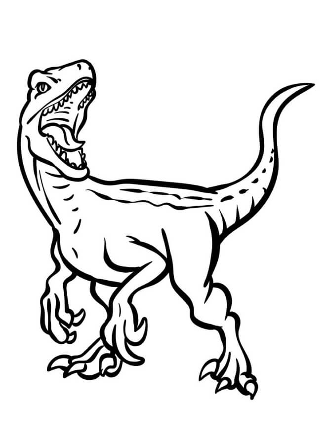 Fise de colorat cu Jurassic park de colorat p16