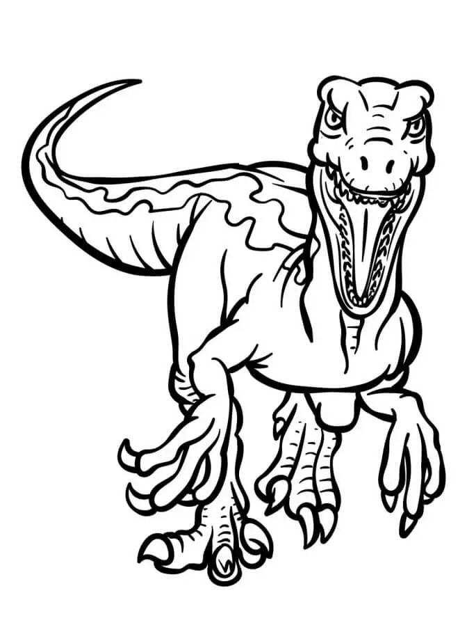 Fise de colorat cu Jurassic park de colorat p17