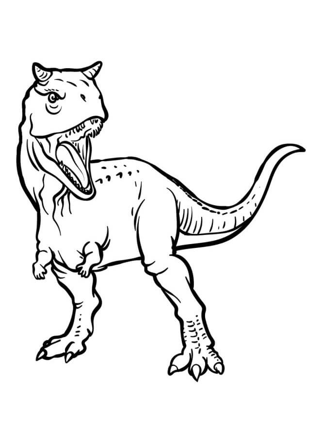 Fise de colorat cu Jurassic park de colorat p18