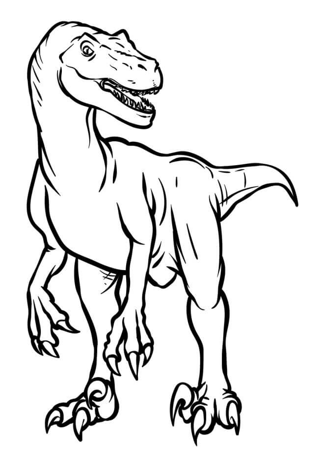 Fise de colorat cu Jurassic park de colorat p21