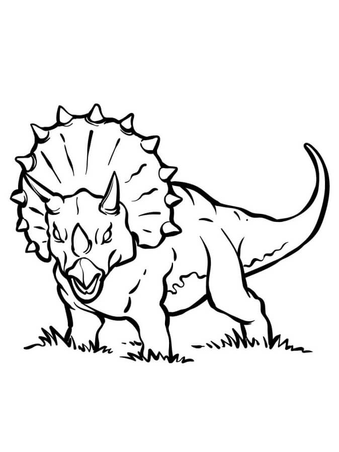 Fise de colorat cu Jurassic park de colorat p22