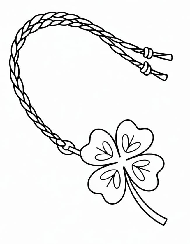 Fise de colorat cu Martisor de colorat p14