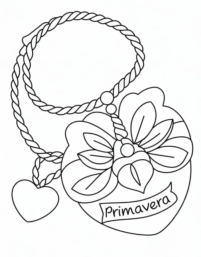 Fise de colorat cu Martisor de colorat p16