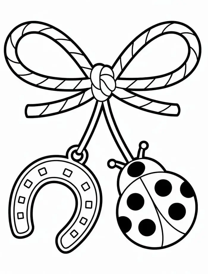 Fise de colorat cu Martisor de colorat p23