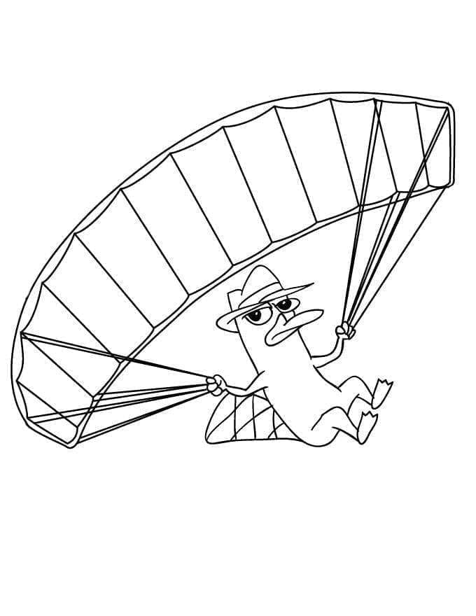 Fise de colorat cu Phineas si ferb de colorat p01