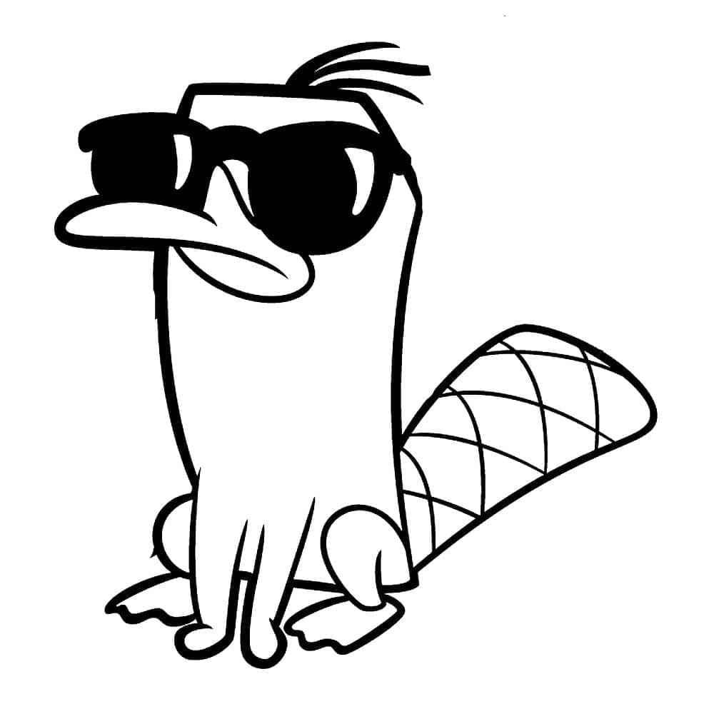 Fise de colorat cu Phineas si ferb de colorat p17