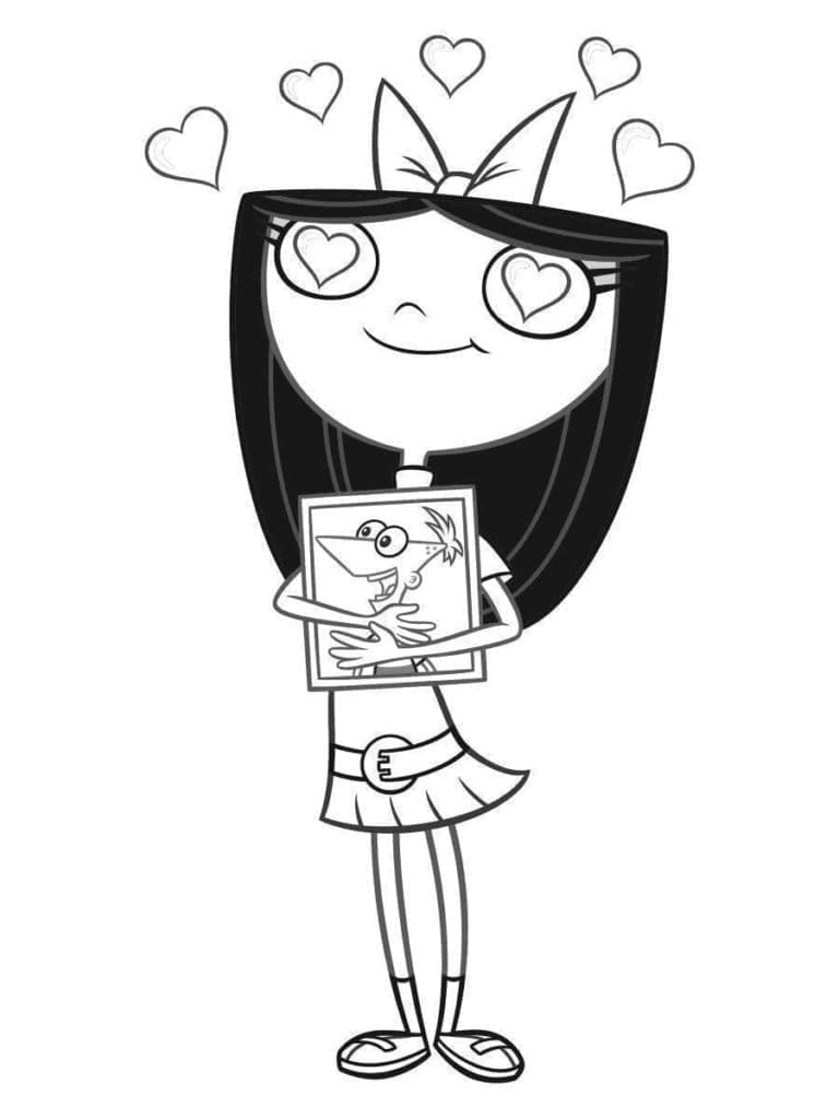 Fise de colorat cu Phineas si ferb de colorat p18