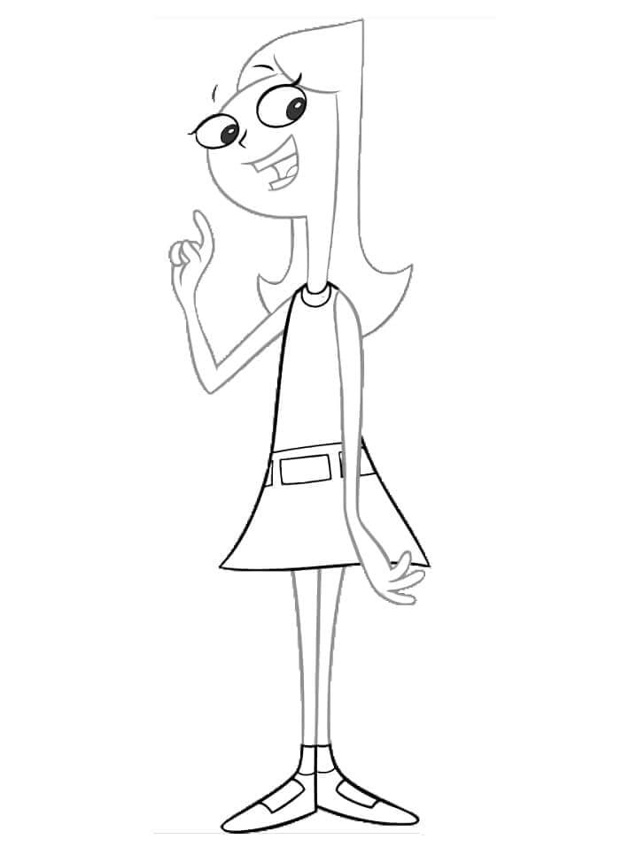 Fise de colorat cu Phineas si ferb de colorat p26
