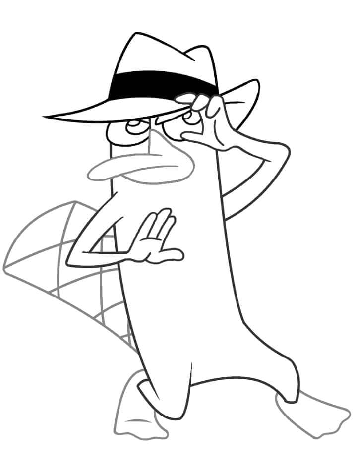 Fise de colorat cu Phineas si ferb de colorat p32