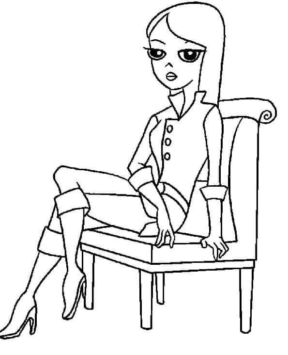 Fise de colorat cu Phineas si ferb de colorat p34