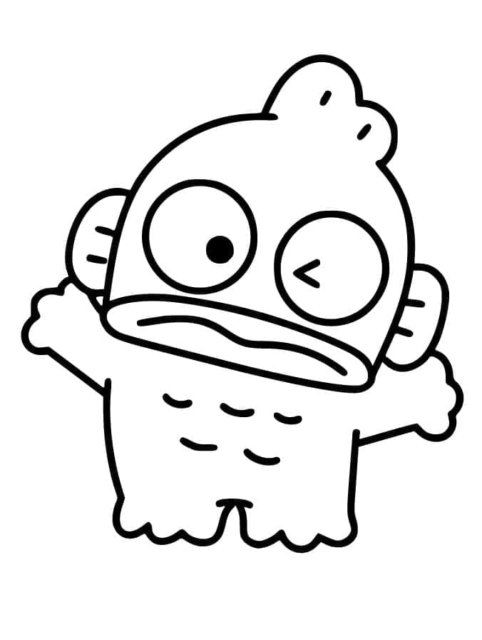 Fise de colorat cu Sanrio de colorat p01