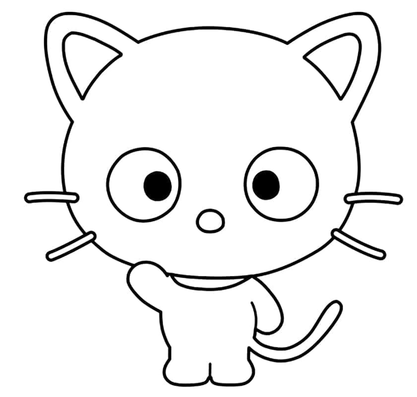 Fise de colorat cu Sanrio de colorat p02