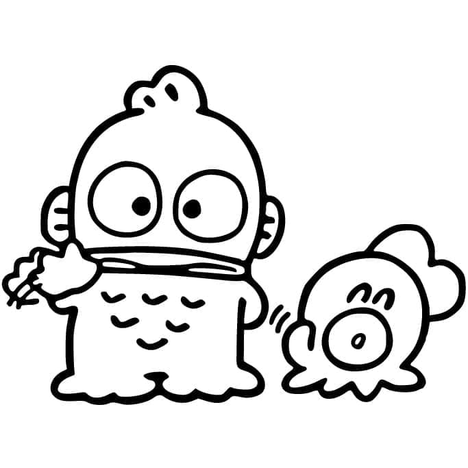 Fise de colorat cu Sanrio de colorat p05