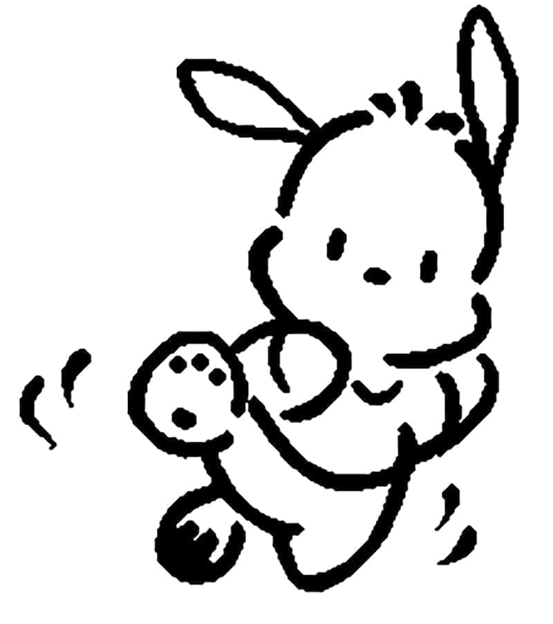 Fise de colorat cu Sanrio de colorat p25