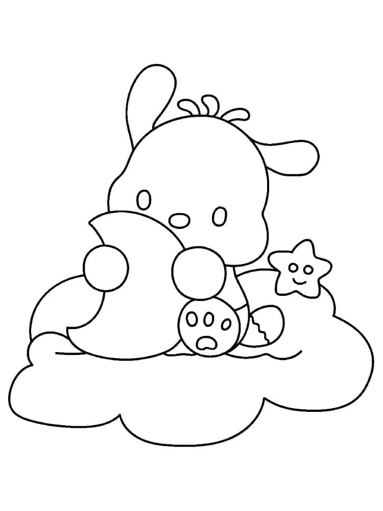 Fise de colorat cu Sanrio de colorat p30