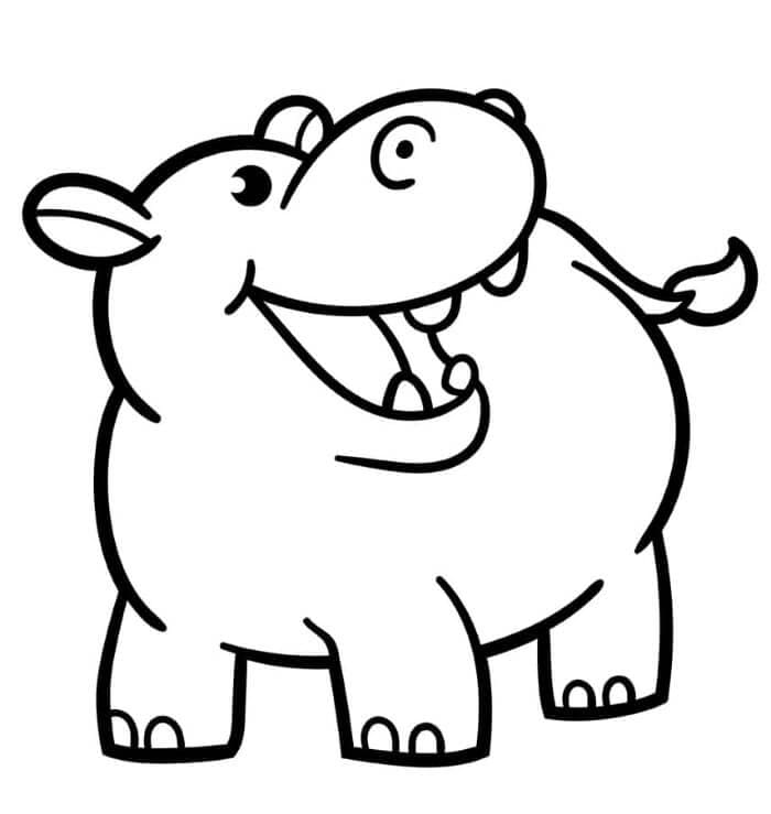 Fise de colorat cu Animale Salbatice de colorat p01