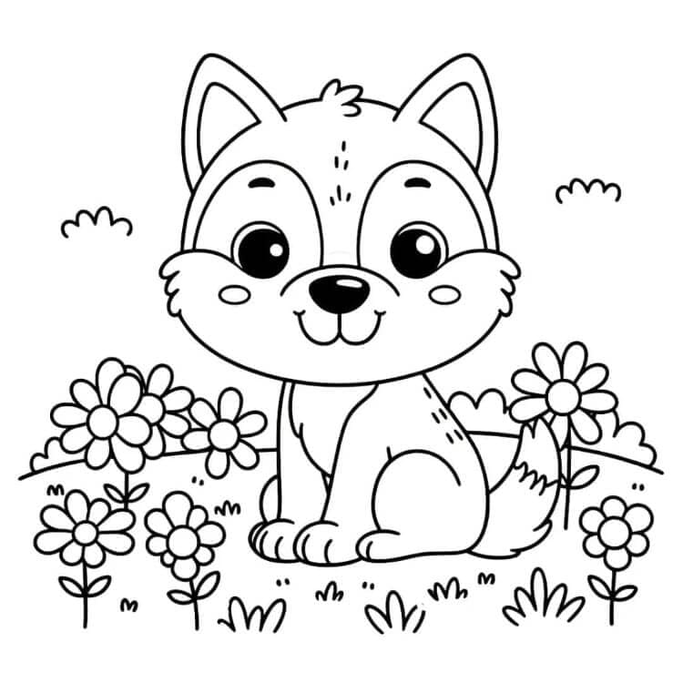 Fise de colorat cu Animale Salbatice de colorat p03