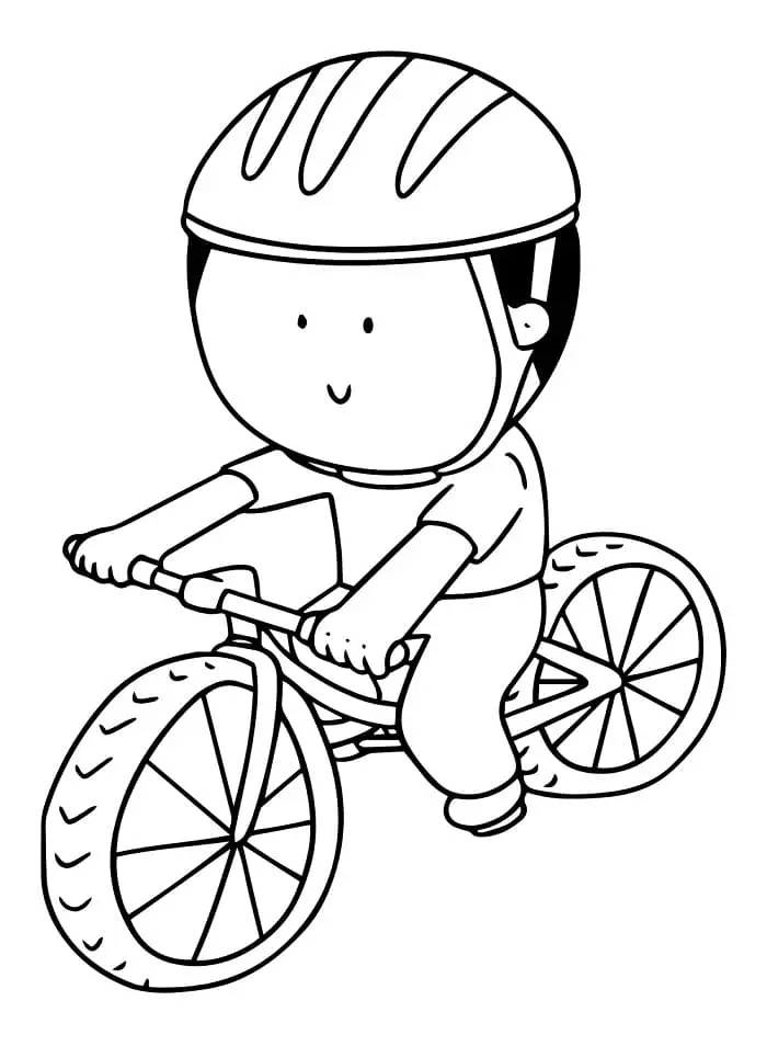 Fise de colorat cu Biciclete de colorat p19