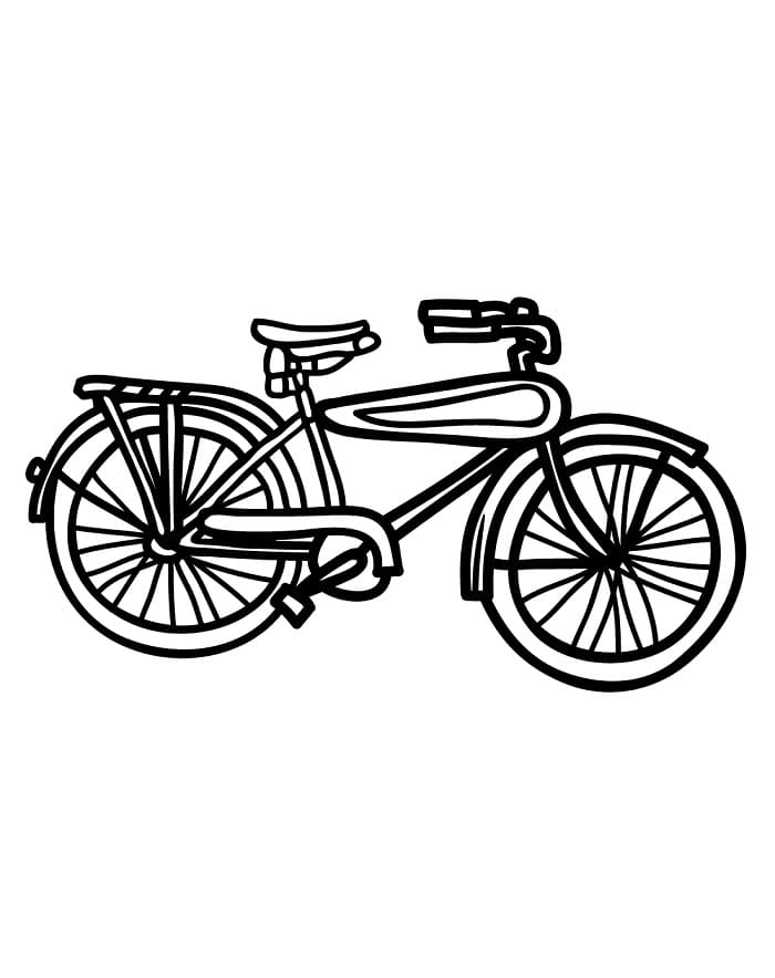 Fise de colorat cu Biciclete de colorat p24