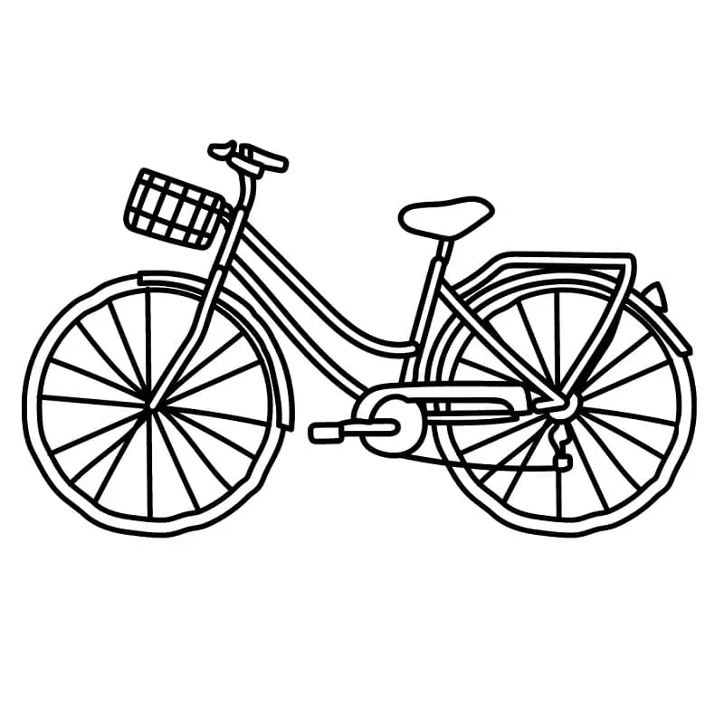 Fise de colorat cu Biciclete de colorat p25