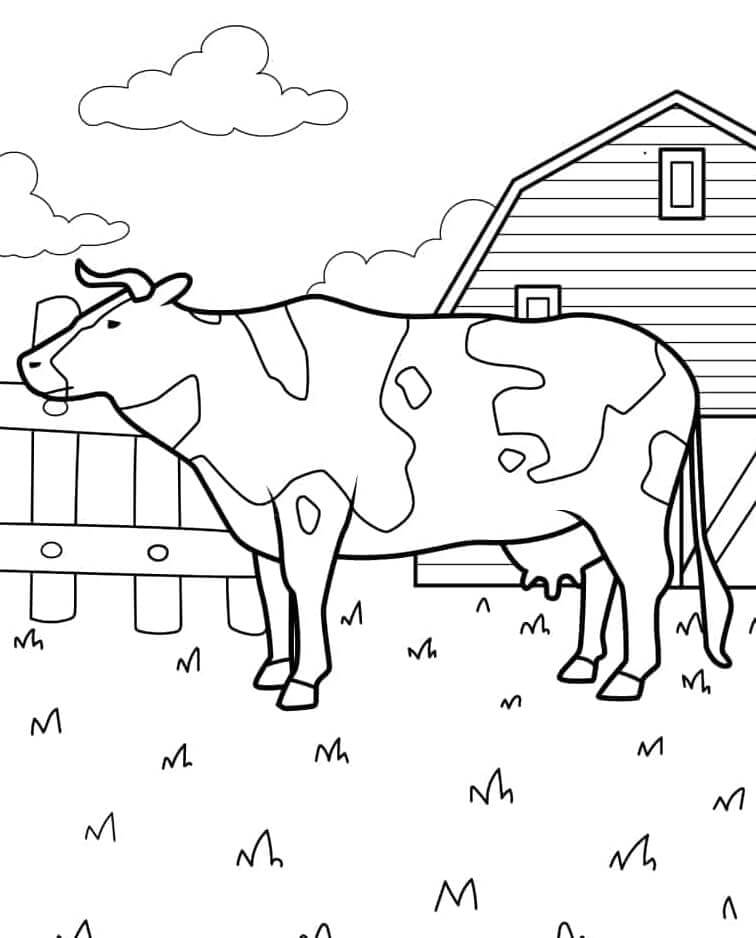 Fise de colorat cu Ferme de colorat p06