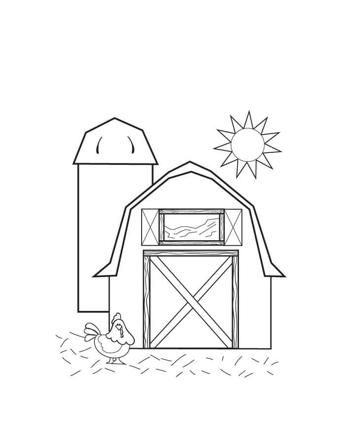 Fise de colorat cu Ferme de colorat p32