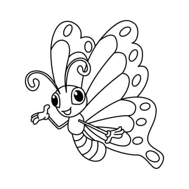 Fise de colorat cu Insecte de colorat p21