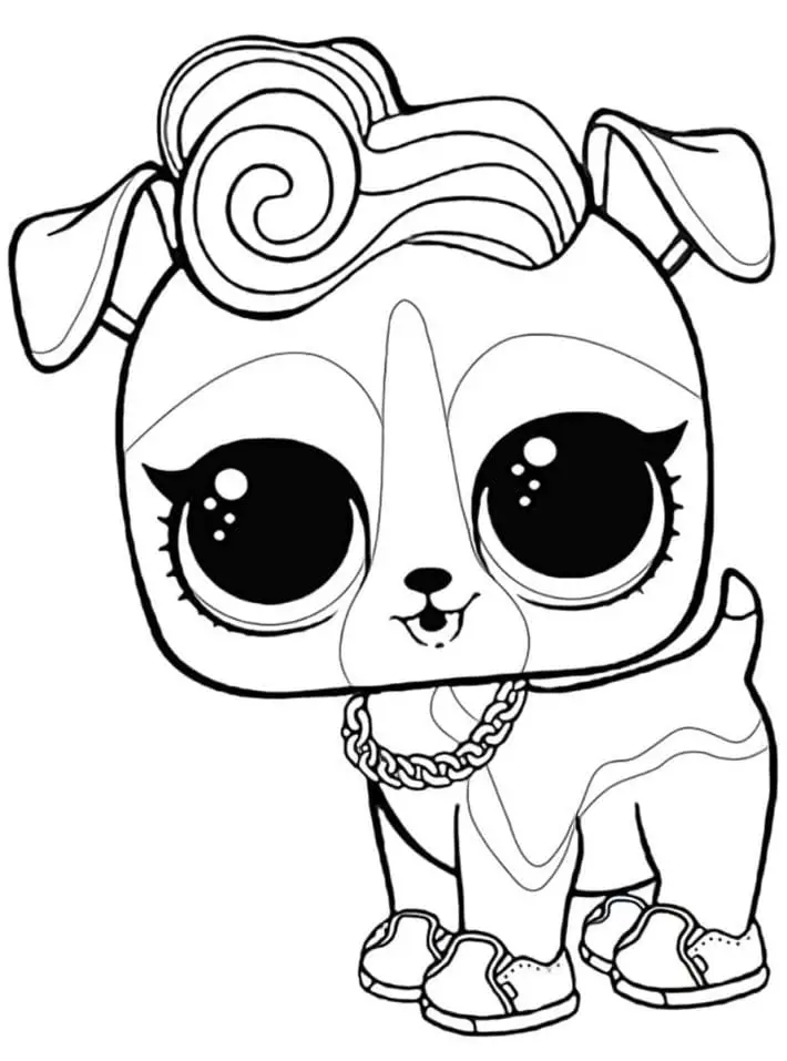 Fise de colorat cu LOL Pets Imprimabile Gratuite