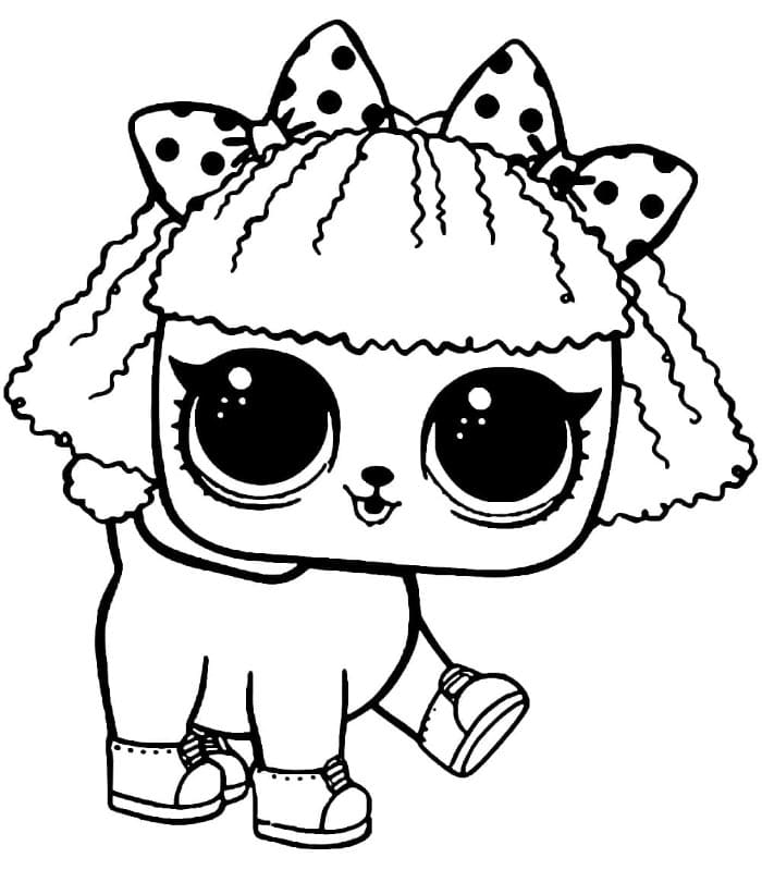 Planse de colorat cu LOL Pets