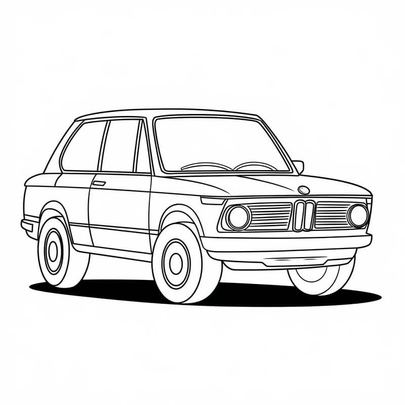 Fise de colorat cu Masini BMW de colorat p05