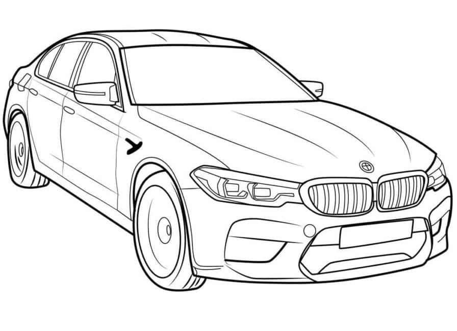 Planse de colorat cu Masini BMW