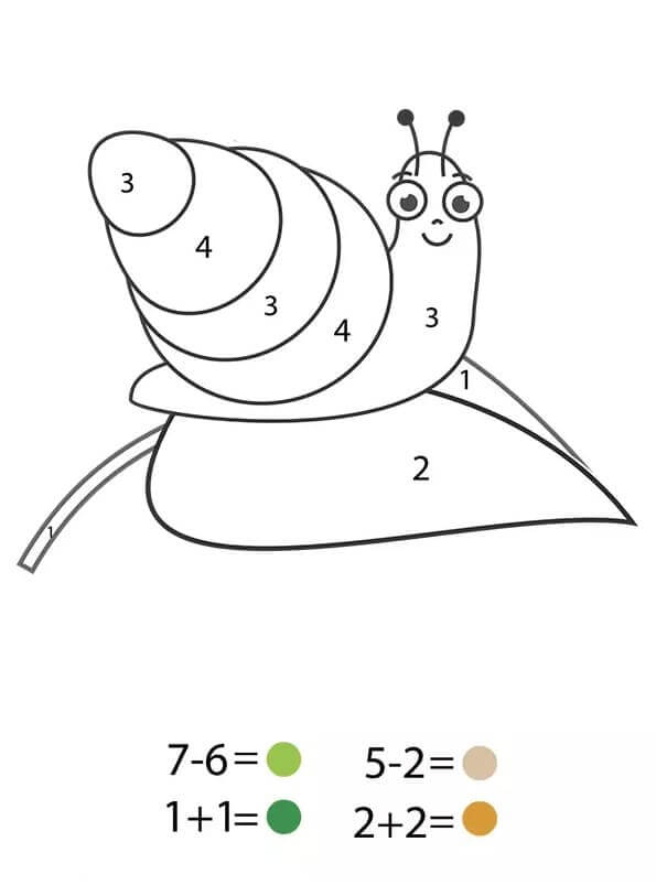 Fise de colorat cu Matematica Distractiva de colorat p16