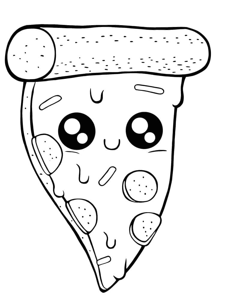 Planse de colorat cu Pizza