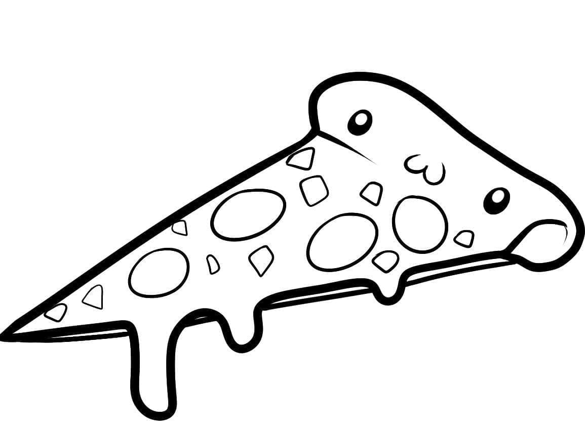 Fise de colorat cu Pizza de colorat p20