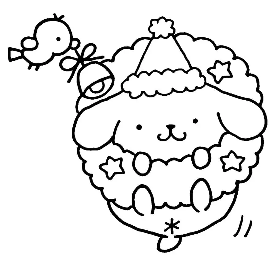 Fise de colorat cu Pompompurin de colorat p22