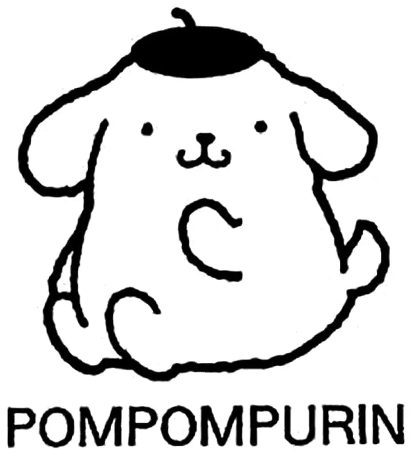 Fise de colorat cu Pompompurin de colorat p25