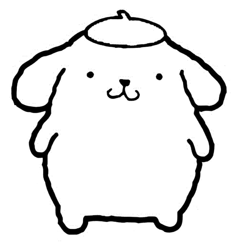 Fise de colorat cu Pompompurin de colorat p36