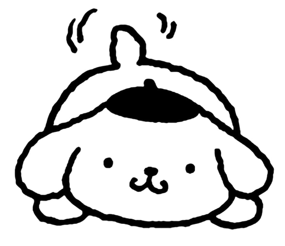 Fise de colorat cu Pompompurin de colorat p37